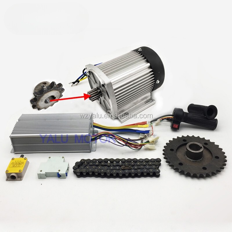 Motor BLDC 2.2 KW 2200W 60V High Speed High Torque Topspeed 50 km/h