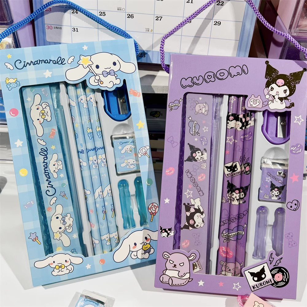 

Set Alat Tulis Sanrio Stationery Set Pensil Penghapus