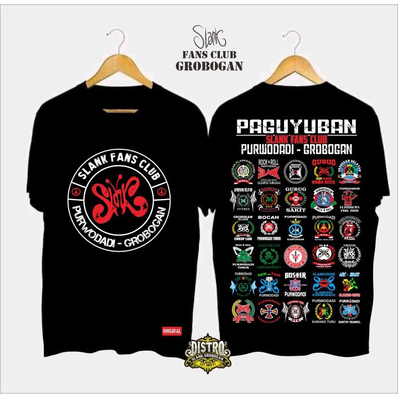 Kaos slank fans club Purwodadi - Grobogan