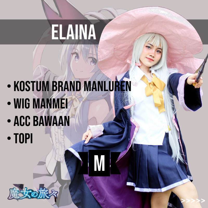 rental kostum elaina brand manluren size M