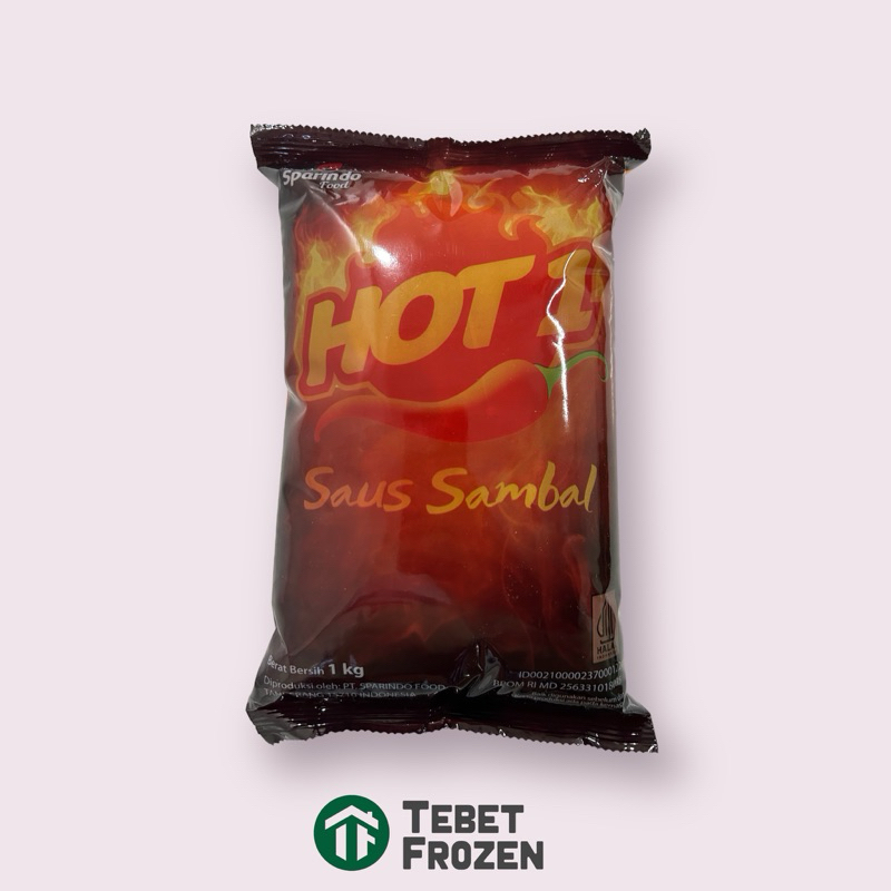 

HOT 1 SAUS SAMBAL 1KG - TEBET FROZEN
