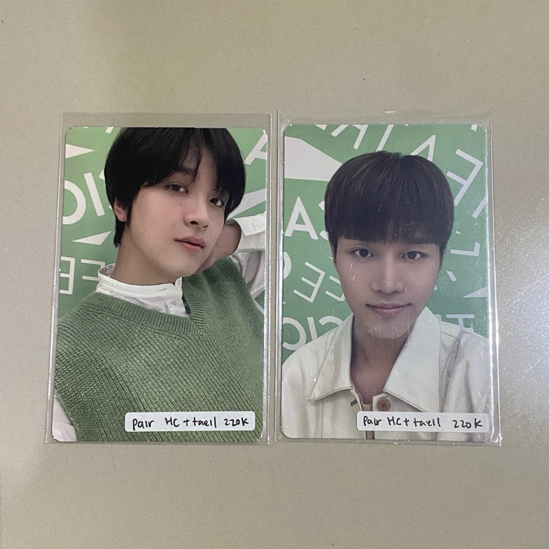 PC HAECHAN MATCHA PAIR TAEIL NATURE REPUBLIC PHOTOCARD
