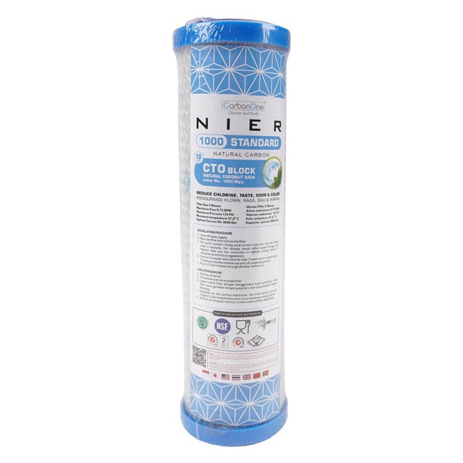 HJ6 Nazava Filter Carbon Block Catridge  Filter Air Bersih