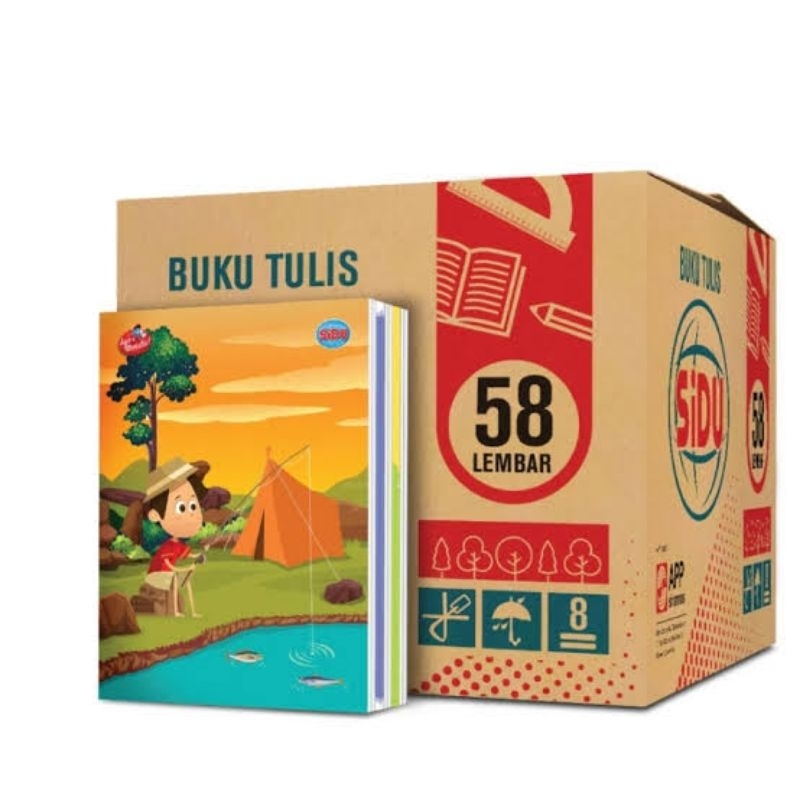 

SIDU BUKU TULIS ANAK SEKOLAH ISI 38 DAN 58 LEMBAR JUAL ECER PER PCS