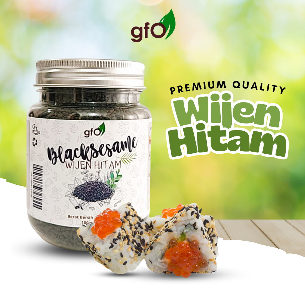 

Wijen Hitam / Black Sesame GFO