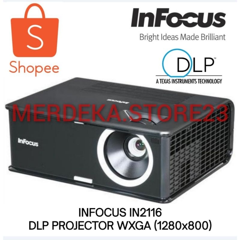 DLP PROJECTOR INFOCUS IN2116 BEST QUALITY PROYEKTOR - BRIGHTNESS