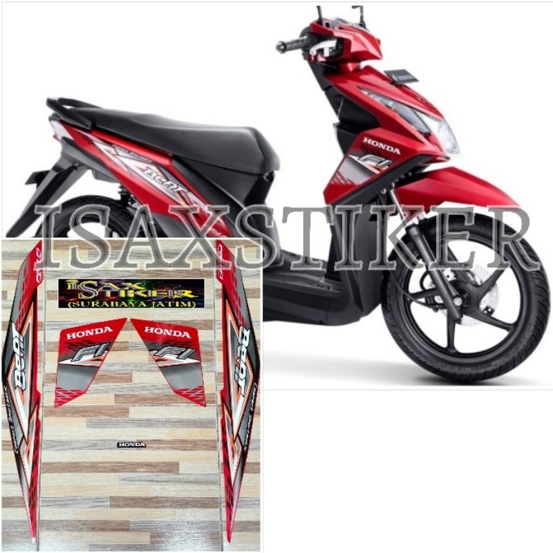 striping original Honda beat FI tahun 2014 2015