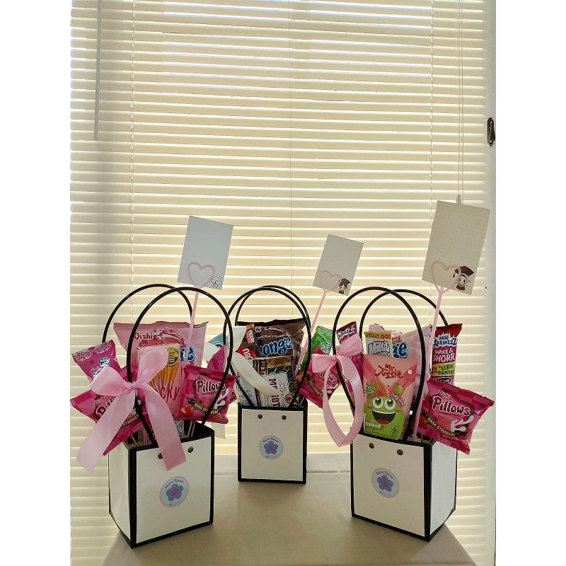 

snack bag bouquet | buket snack | buket aesthetic (FREE STICK & KARTU UCAPAN)