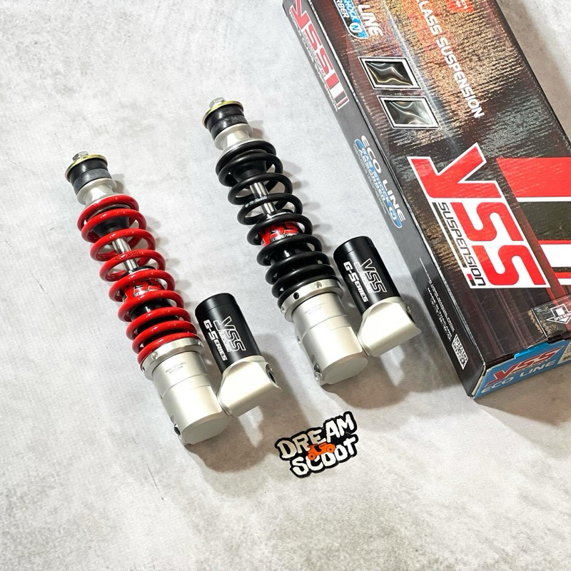 Shock YSS Low 185mm Tabung Vespa Sprint Vespa Primavera Vespa S Vespa LX Vespa Matic Shock Ceper Ves