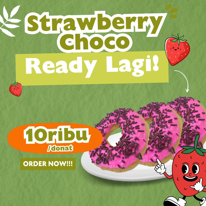 

HEDONUT "STRAWBERRY CHOCO