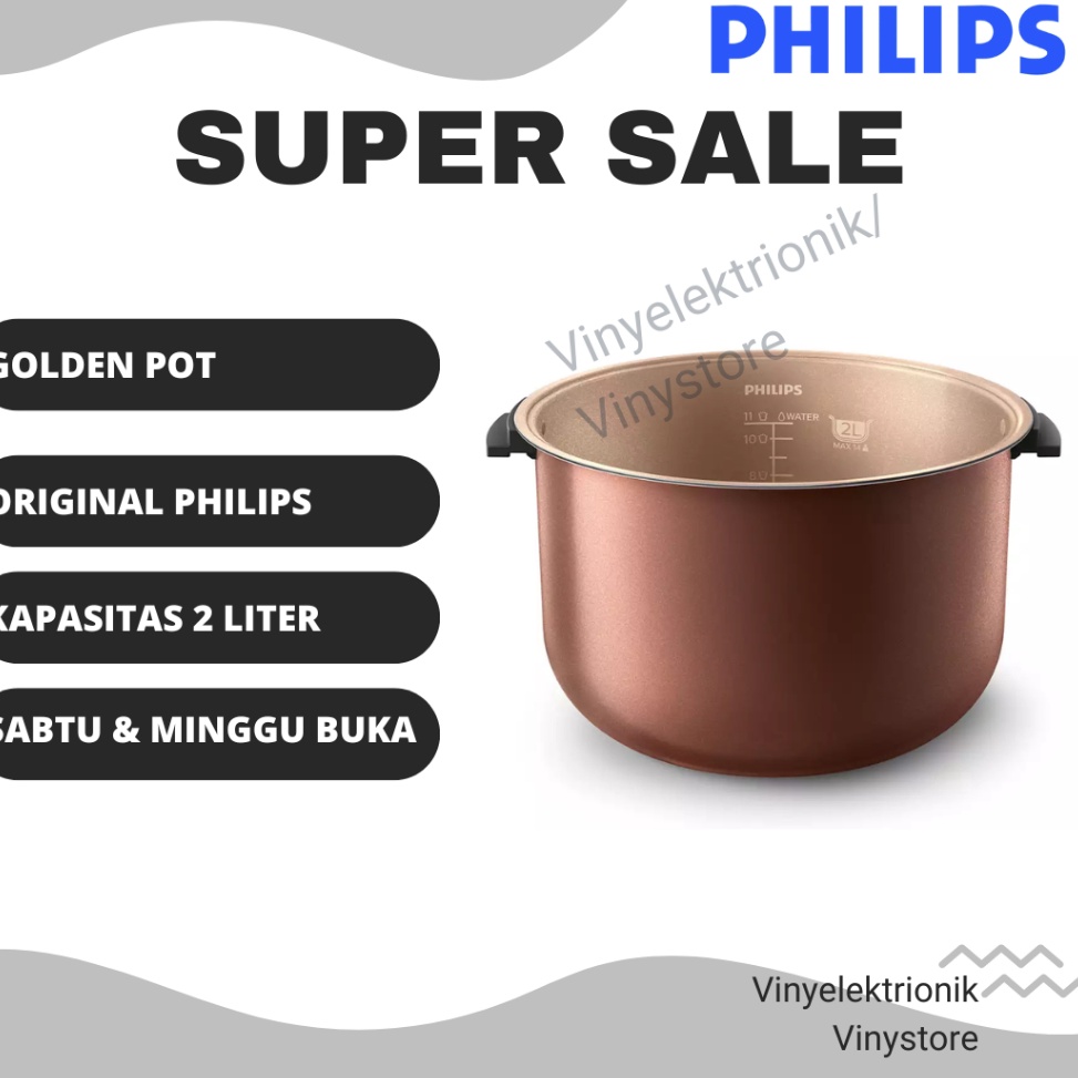 LANGSUNG ATC HD3138 PHILIPS PANCI RICE COOKER PRO CERAMIC INNER POT HD 3118 3119 3128 3129 3131 3132