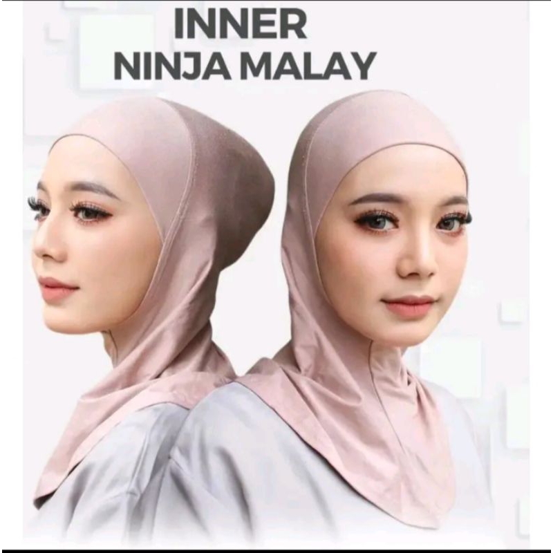 Ciput ninja malay no resleting kaos rayon premiun/ Ciput Ninja anti tembem / Ciput olahraga