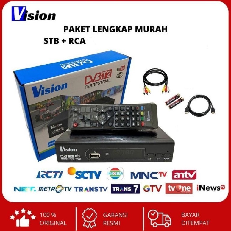 Muraaaahh Set Top Box Digital TV PRO DVBT2 VISIO