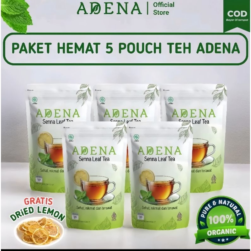 

TERBARU PROMO ADENA Senna Leaf tea isi 5pcs-Minuman Herbal Membantu Menjaga Kesehatan Usus Secara Alami yang Menyegarkan Aman Asli