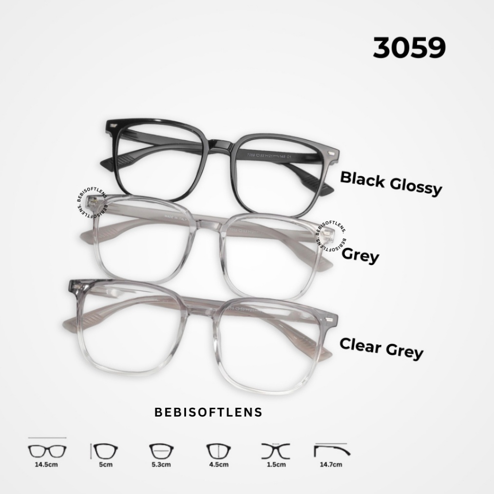 DIJAMIN ORI BEBISOFTLENS Kacamata III59  Kacamata Minus Normal  Kacamata Gaya  Kacamata Korea Bluecr