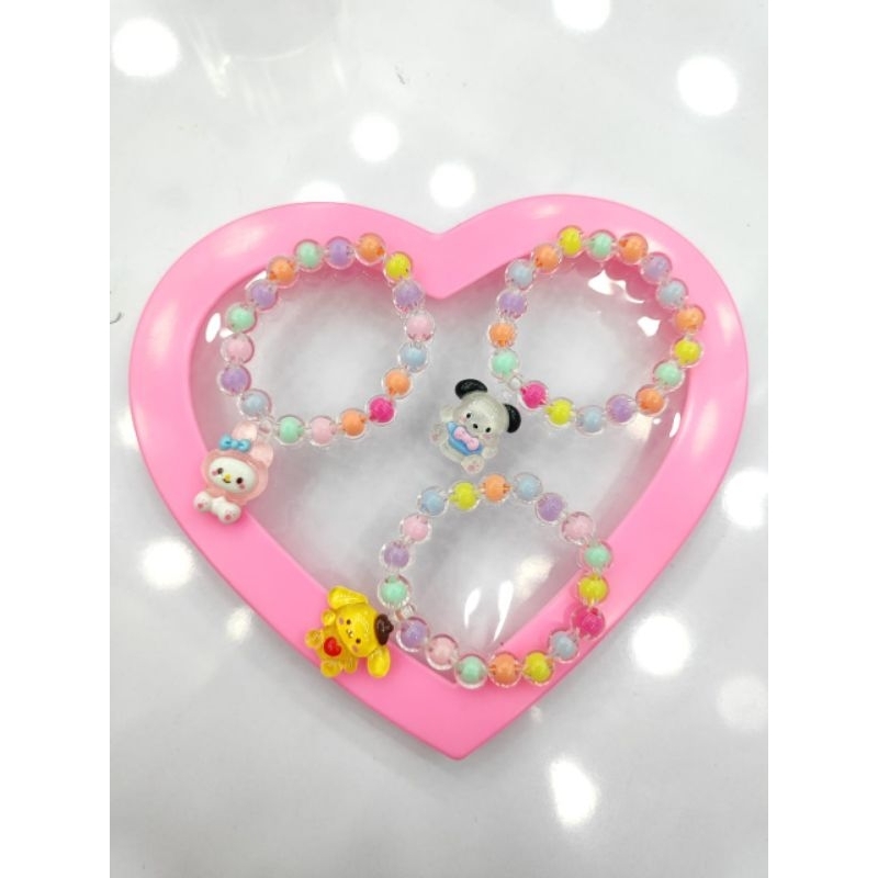 GELANG ANAK ANAK/GELANG ANAK MANIK KOREA/GELANG ANAK KARAKTER LUCU/GELANG SANRIO ANAK MANIK MANIK