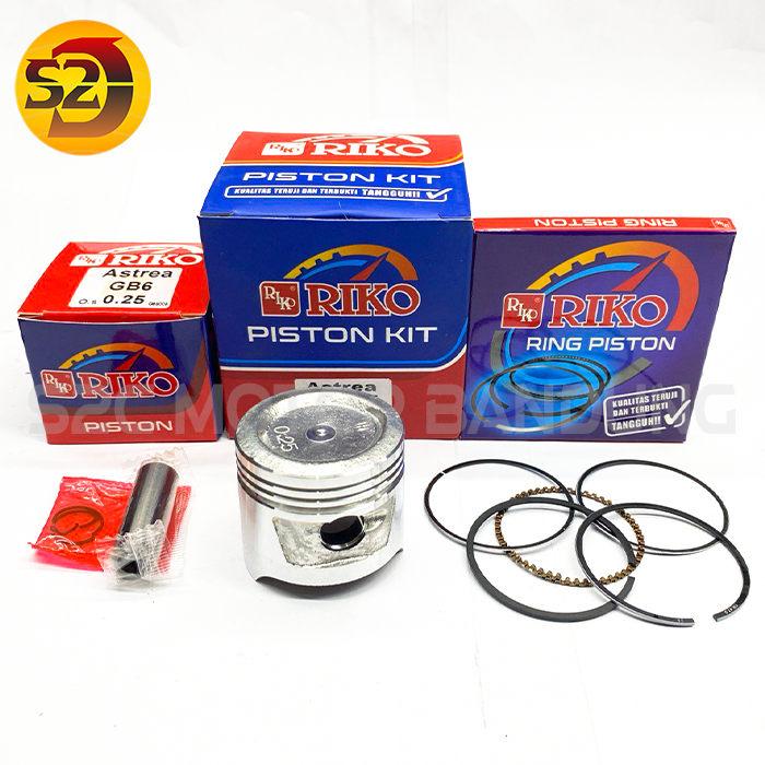 PISTON KIT SEHER HONDA ASTREA GB6 RIKO KOMPLIT