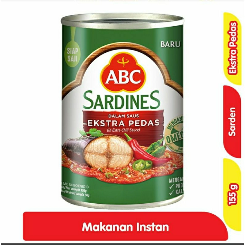 

ABC Sarden Saus Extra Pedas 155gr