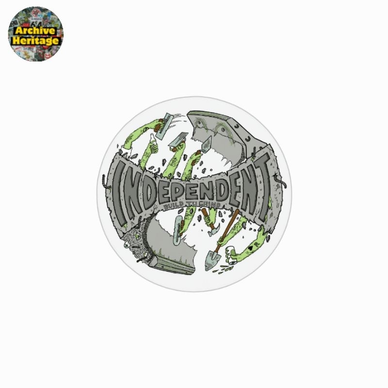 

sticker Independent Built To Grind graphic logo stiker truck skateboard