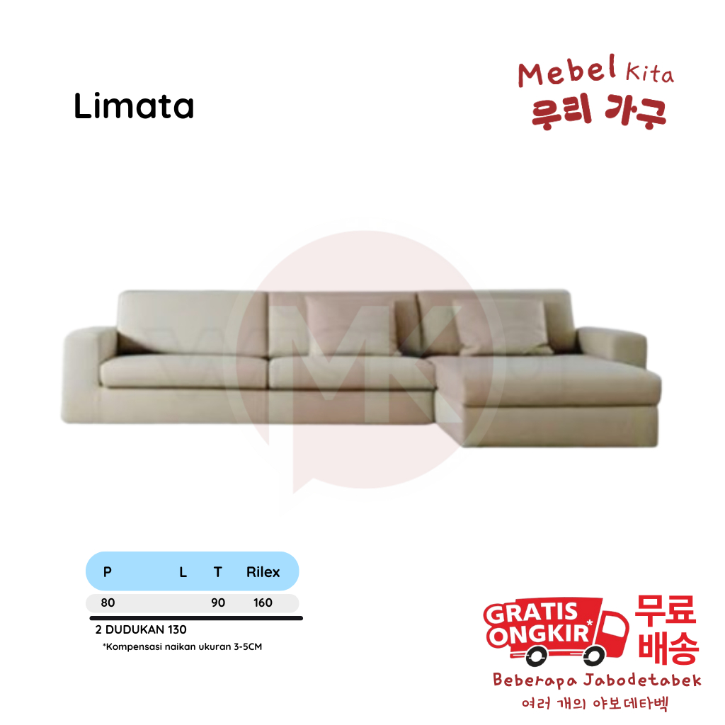 Sofa L Minimalis / Sofa Rilex Limata Custom