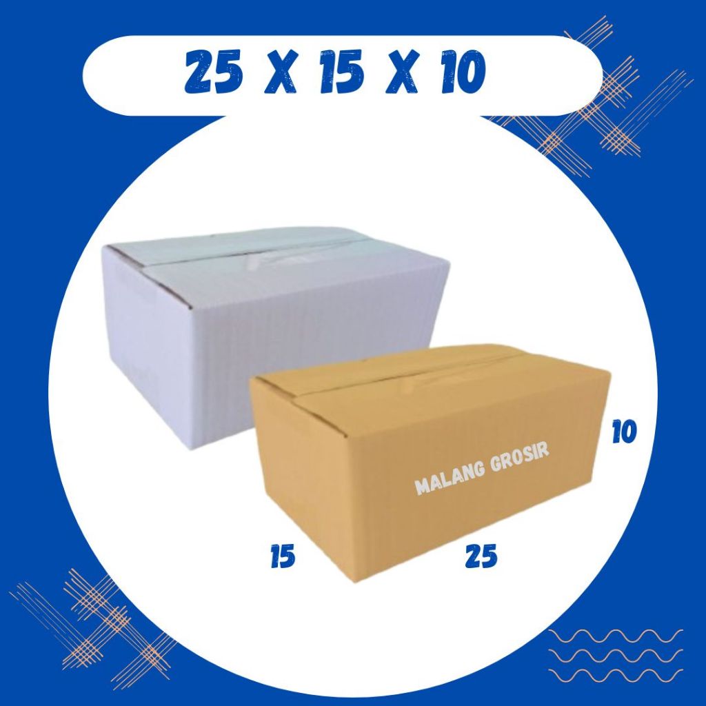 

Box 25x15x10 Kardus A1 Packing Karton Dus Kotak Kemasan kosmetik Souvenir Jamu Sparepart Obat Madu