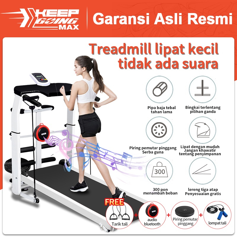 hari.sucipertiwi - keep going max treadmill manual multifungsi 8-in-1 treadmill olahraga treadmill