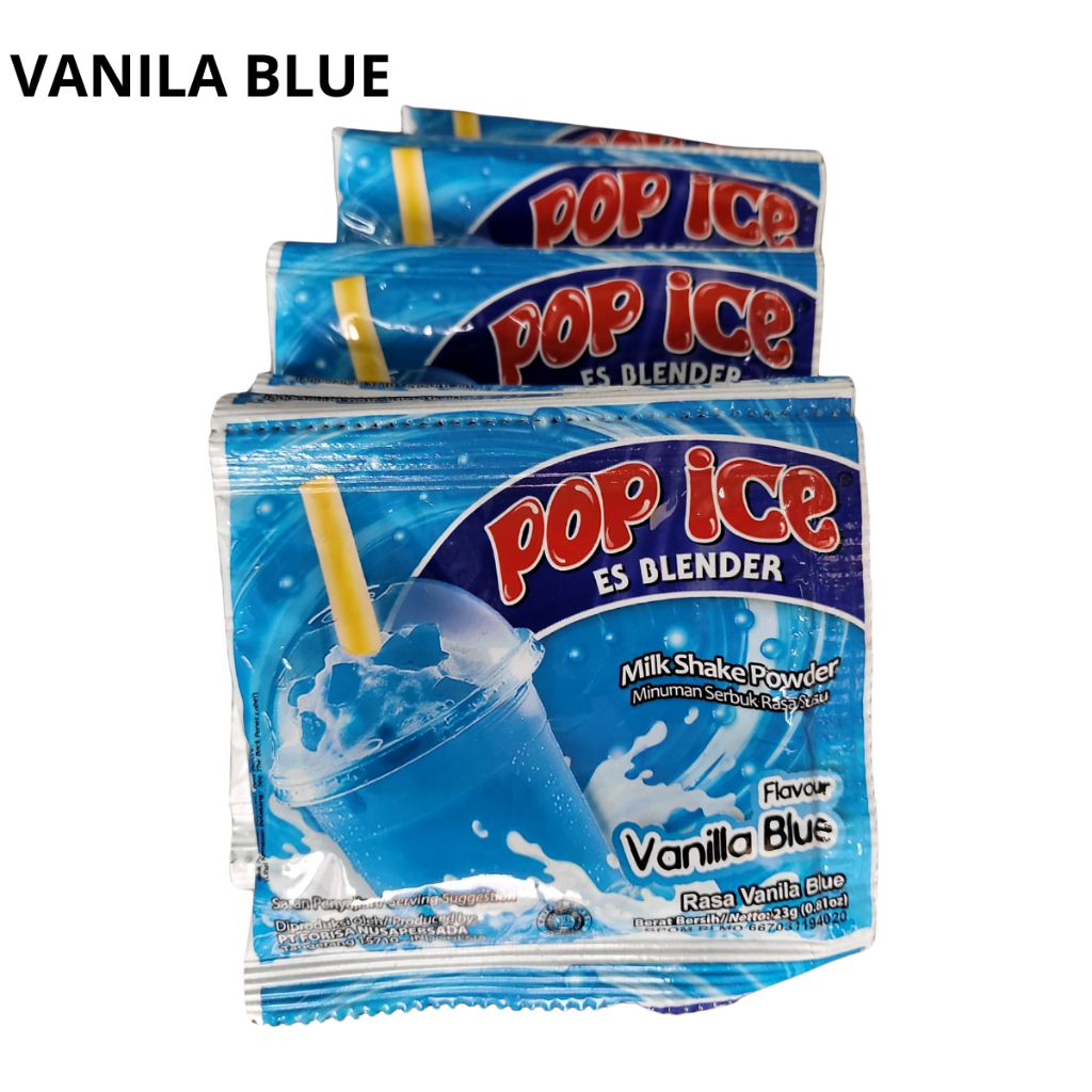 

Pop Ice Sachet 25 gram Vanilla Blue