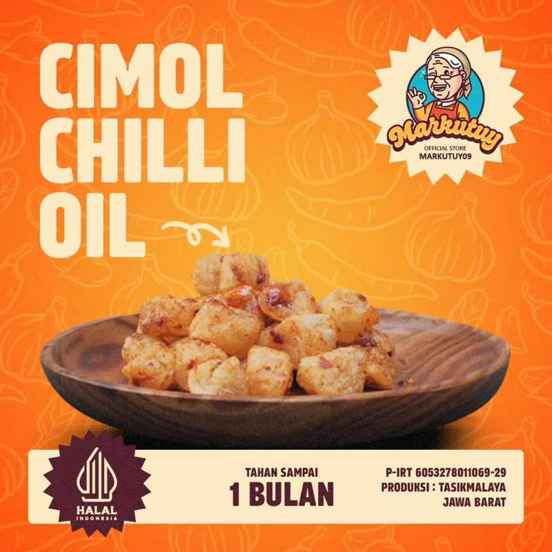 

Cimol Markutuy Gurih Pedas Rasa Chili Oil Homemade Ala Mima MARKUTUY 250 Gram