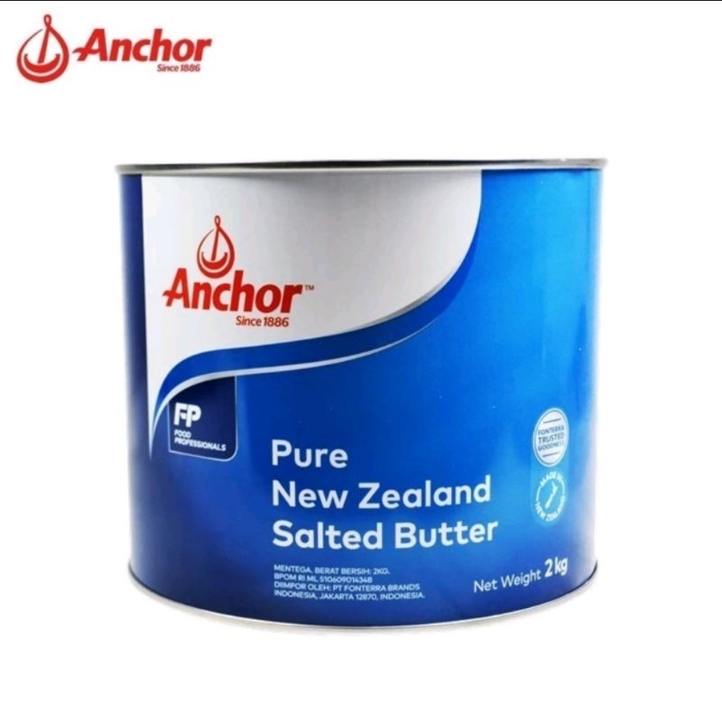 

Anchor Salted Butter 2kg - Mentega Asin New Zealand