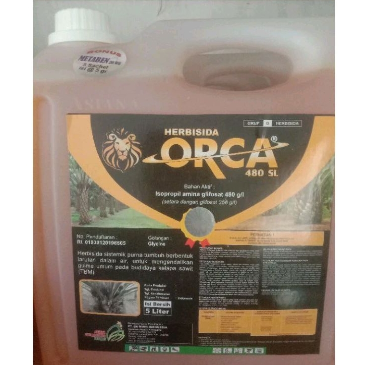 Herbisida Sistemik Herbisida 5 liter 480sl