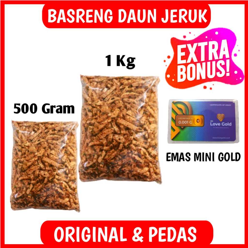 

BASRENG VIRAL Stik Pedas Daun Jeruk 1 Kg Bumbu Melimpah