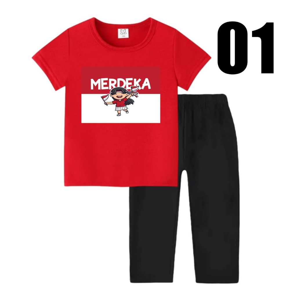 STELAN ANAK PREMPUAN 17AGUSTUS BAJU ONESET ANAK