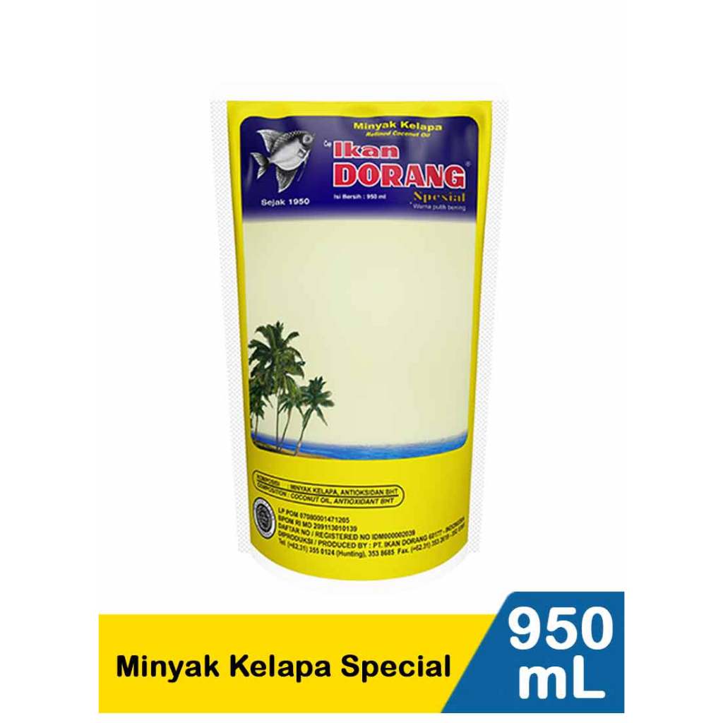 

ikan dorang minyak goreng refill special 950ml