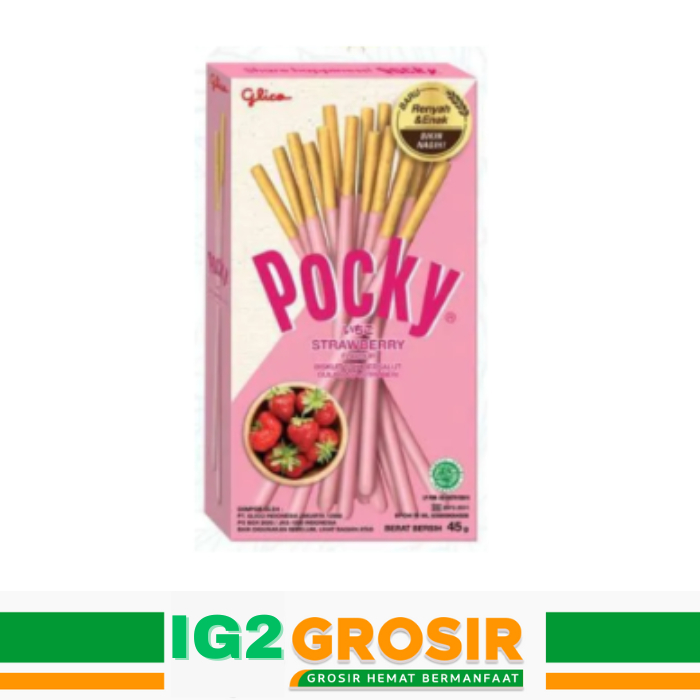 

Pocky Glico Strawberry Besar 45 gr