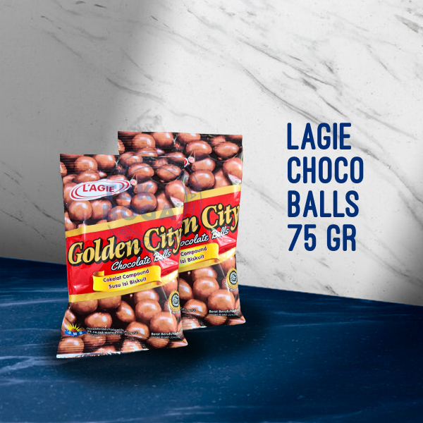 

Choco Ball Lagie ( 75 gr ) Balls Chocolate Coklat Crispy Golden City Wafer Biskuit