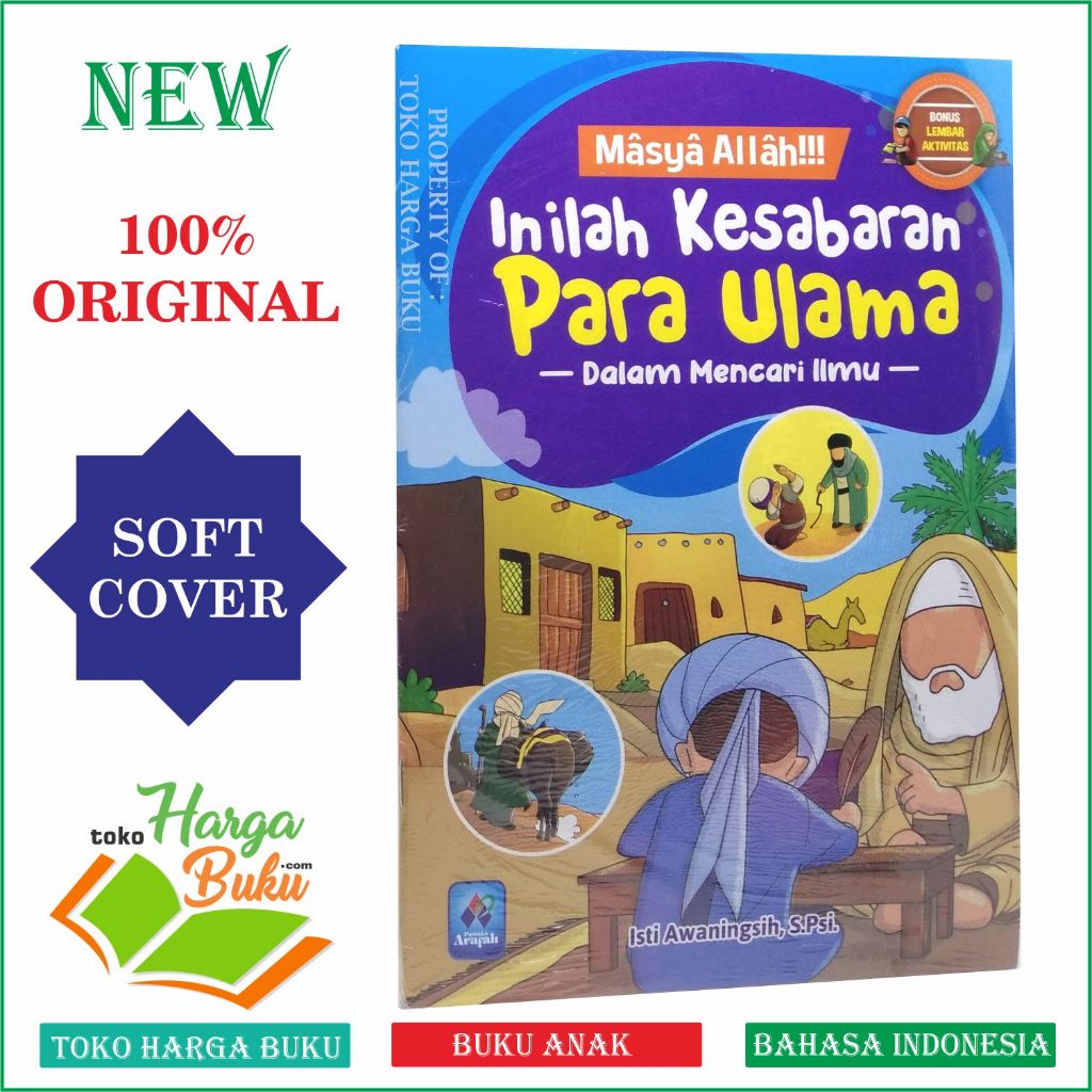 Foto Masya Allah Inilah Kesabaran Para Ulama dalam Menuntut Ilmu Buku Anak Islam Penerbit Pustaka Arafah