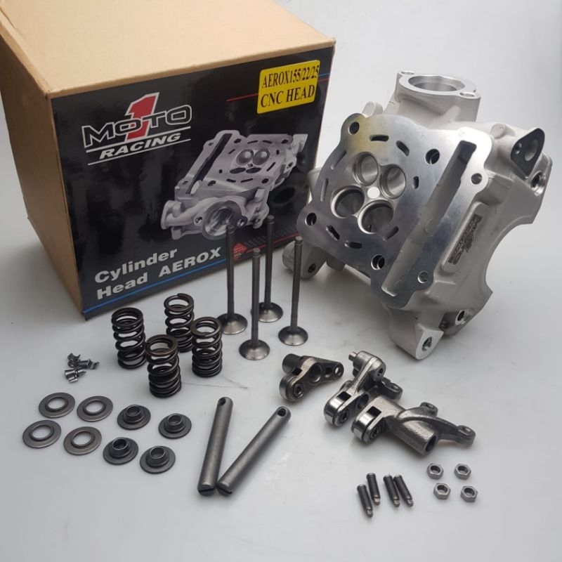 MOTO1 Cylinder head aerox (25-22) + komplit set/Silinder head aerox