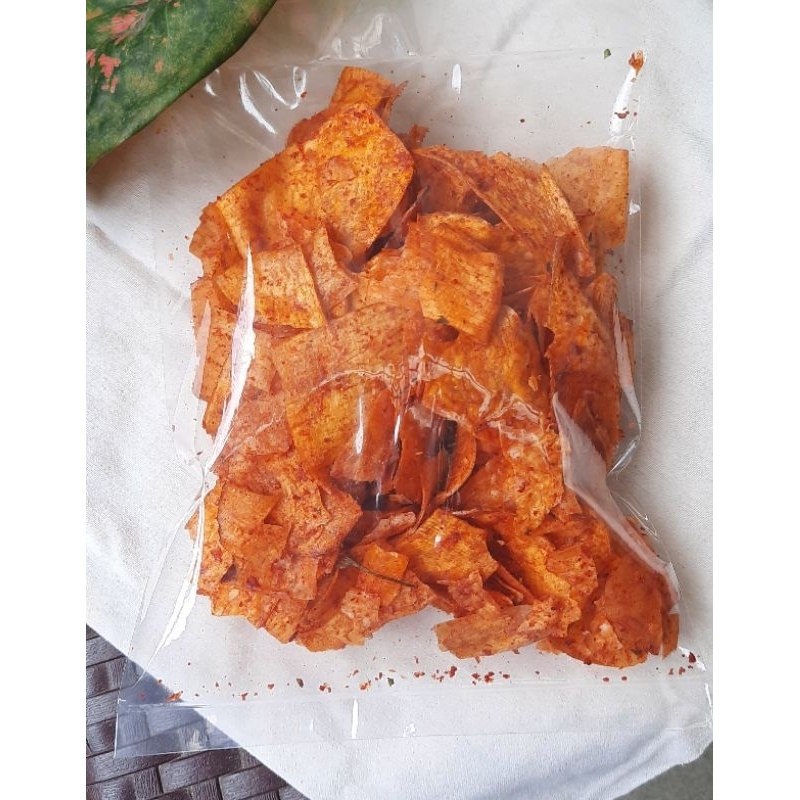 

Kripik Talas Balado (Kripik Taleh Padeh) Asli Minangkabau