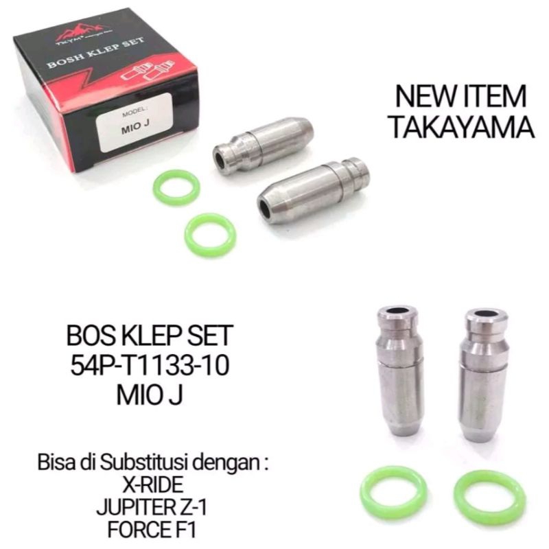 Bos klep set mio j / jupiter z1 / x ride 2 pcs takayama 54PT113310