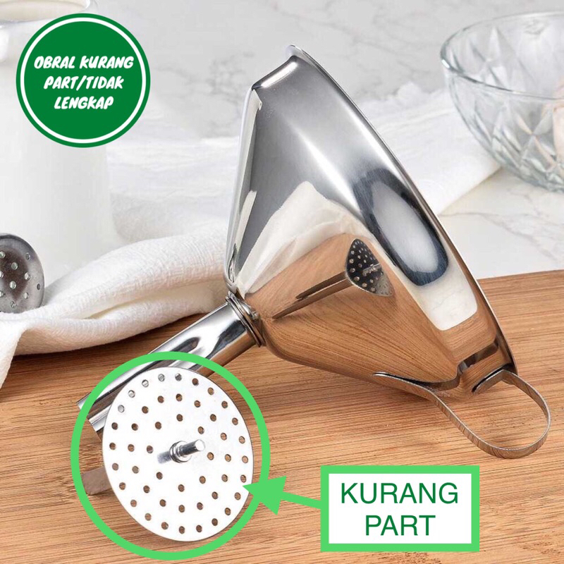[OBRAL RIJEK] Corong Multifungsi Funnel 304 Stainless Steel - XCN103