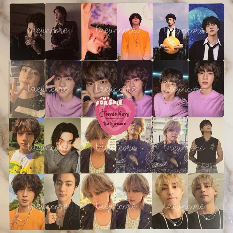 BTS OFFICIAL PHOTOCARD SOLO ALBUM POB JIN SUGA TAEHYUNG JUNGKOOK THE ASTRONAUT LD LUCKY DRAW M2U SW 