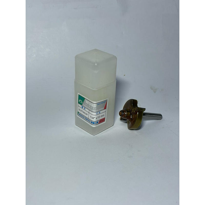 sloting bit 1/4x10mm wood / mata trimmer sloting bit 10mm wood / mata profil router sloting bit 10mm