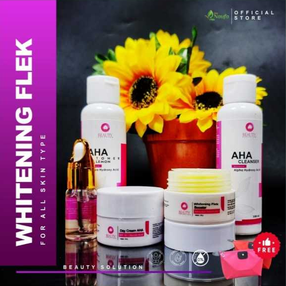 Beauty Solution Whitening Flek Paket Cream Perawatan Wajah Khusus Flek Bandel