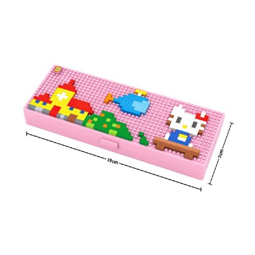 

Tempat pencil case loz pensil 9096 2 hello kitty