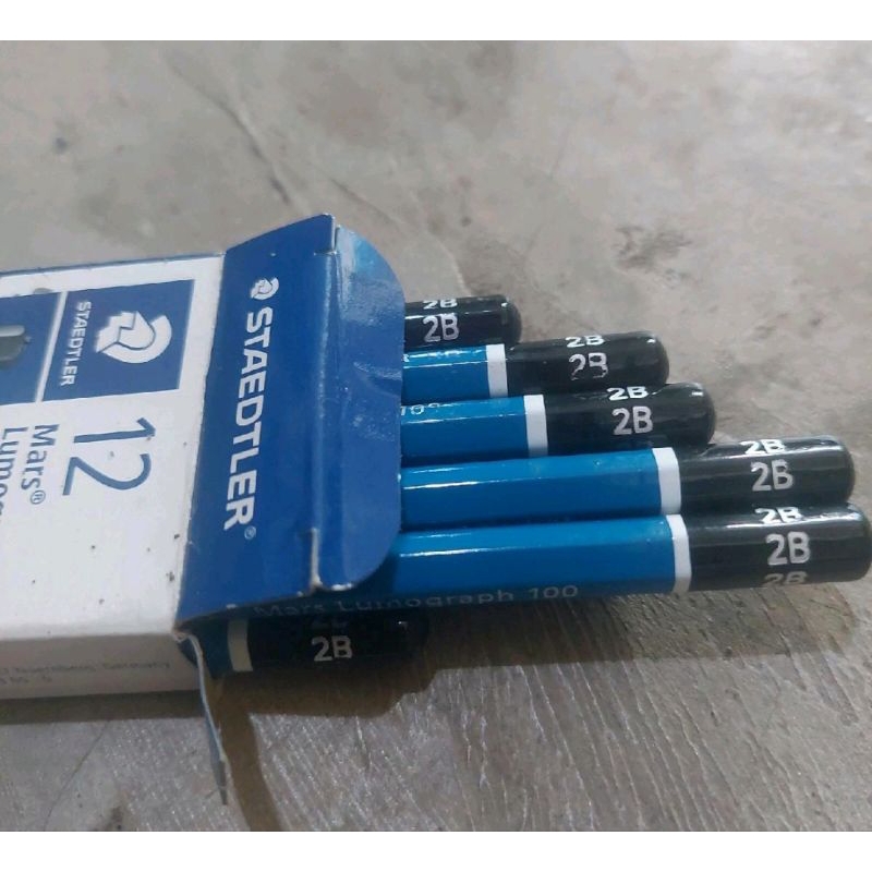 

PENSIL STAEDTLER 2B | BIRU | LUMOGRAPH 100