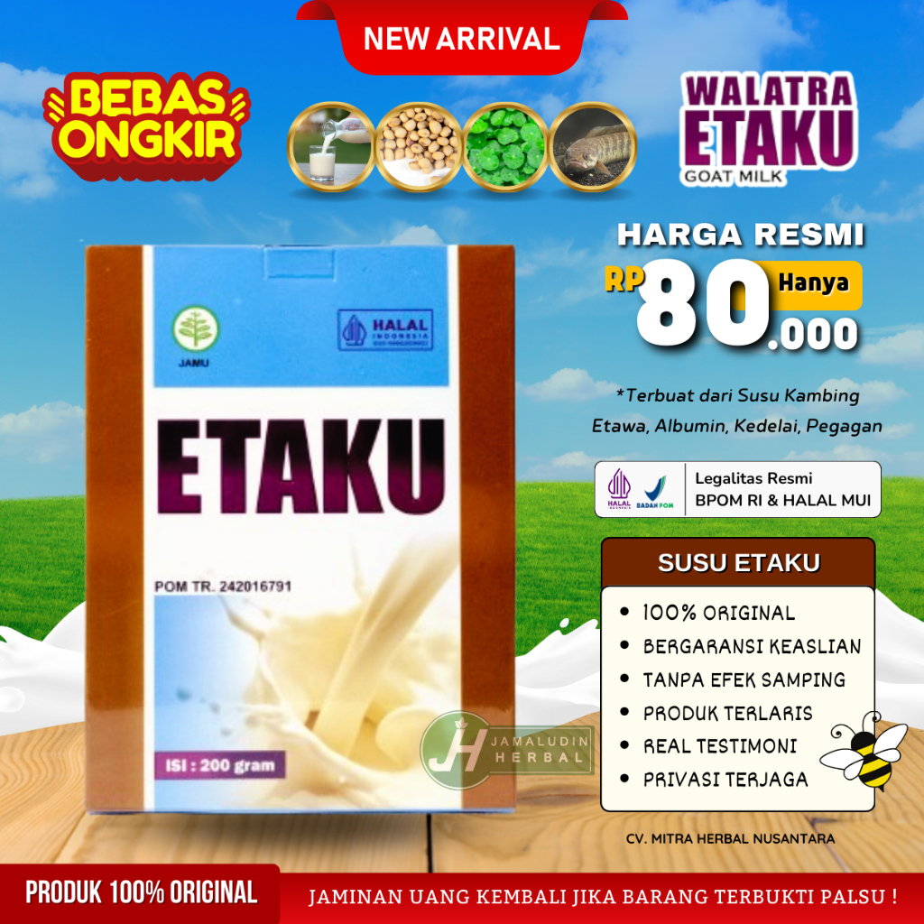 

Susu Penambah ASI (Air Susu Ibu), Susu Kambing ASI Sedikit, ASI Kering, ASI Susah Keluar - Walatra Etaku
