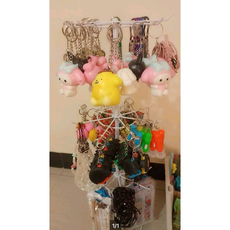 (TEBAL) Rak Display Putar Matahari 3 susun