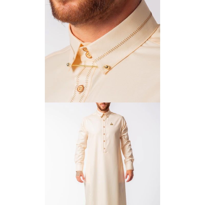 Gamis pria dewasa lawung london premium | jubah laki2 dewasa Al ameer london