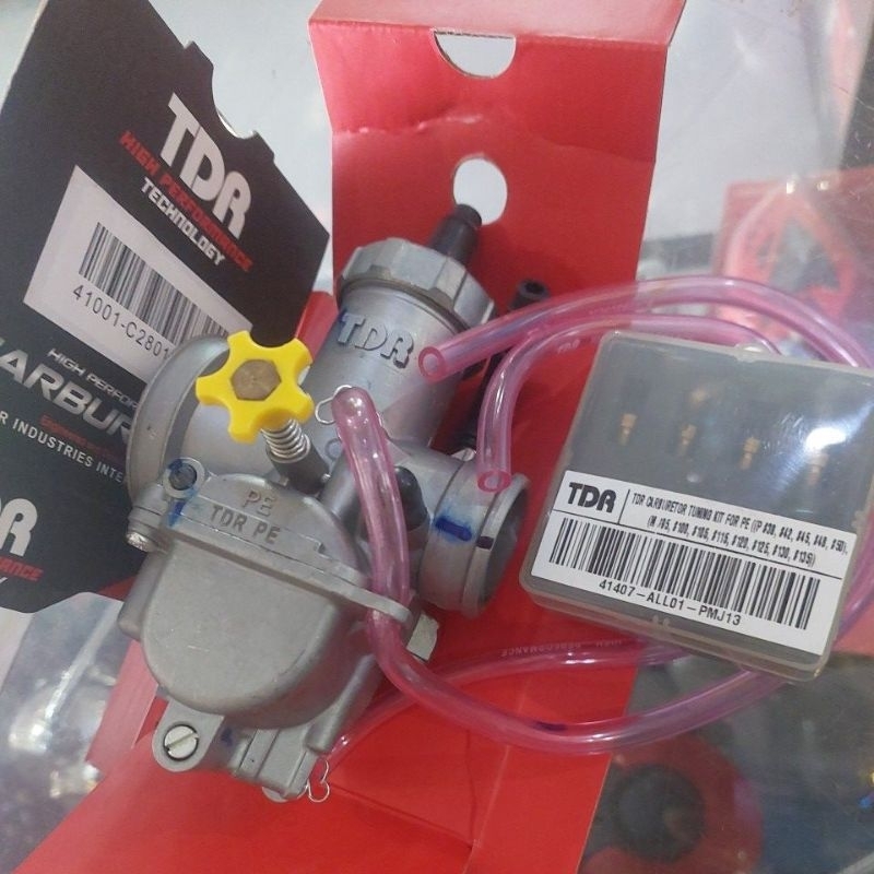 TDR KARBURATOR PE 28 + NEEDLE PILOT JET MAIN JET