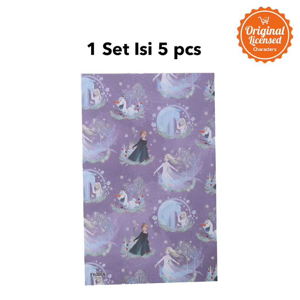 

Frozen Kertas Kado Purple 50x64